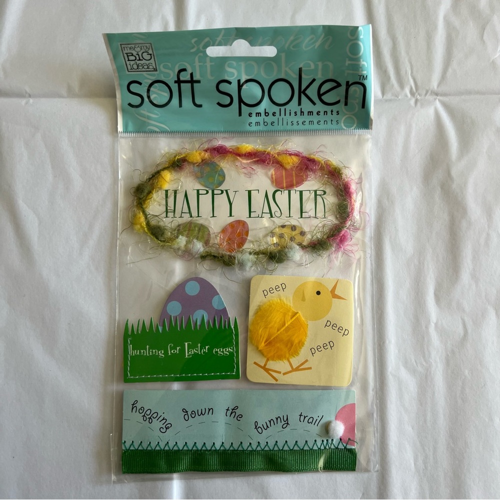 NWT Soft Spoken Happy Easter Dimensional Sticker Set